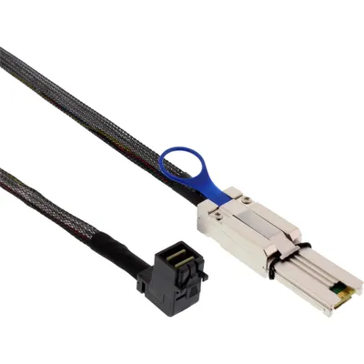 Obrázek produktu pro InLine® 27637B Kabel Mini SAS HD, SFF-8643 úhlový na SFF-8088, 1 m