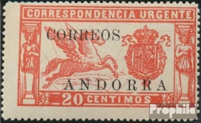 Produktbild von Briefmarken Andorra - Spanische Post 1928 Mi 13 (kompl.Ausg.) postfrisch Eilmarke