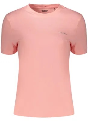 Produktbild von Umweltfreundliches Rosa Damen T-Shirt – Kurzarm & Logo Design