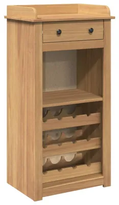 Obrázok produktu pre vidaXL Vinotéka PANAMA 57 x 40 x 111,5 cm z masívneho borovicového dreva