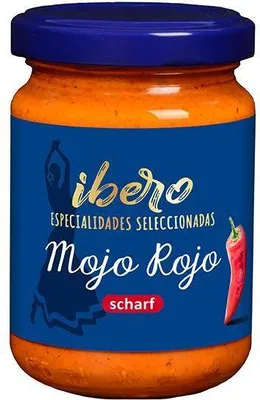 Produktbild von Ibero Mojo Rojo 130 G Glas Vegan Glutenfrei Scharf pikant