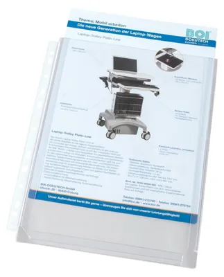Produktbild von EICHNER Dehnfaltentasche 9218-01061 A4 180mic tr 10St