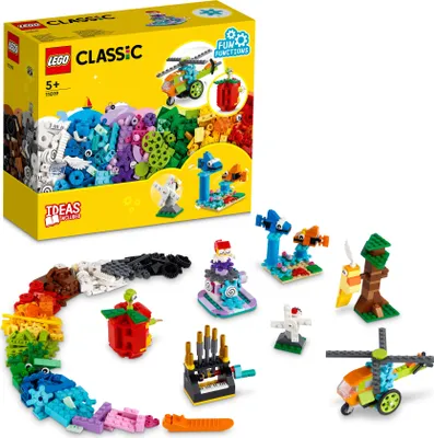 Produktbild von LEGO 11019 Classic Bausteine und Funktionen, Box mit LEGO Steinen