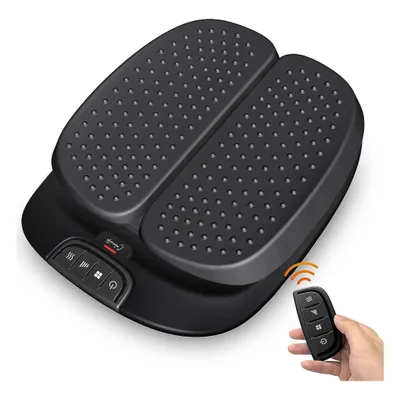 Productafbeelding van CALMENTA® Bloedcirculatieapparaat – Trilplaat Voetmassage Apparaat met Warmte – Beentrainer Benen & Voeten – 3 Programma's – Afstandsbediening