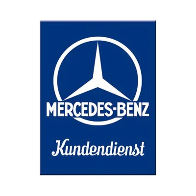 Produktbild von Nostalgic-Art - Magnet 6 x 8 cm - Mercedes-Benz - Kundendienst
