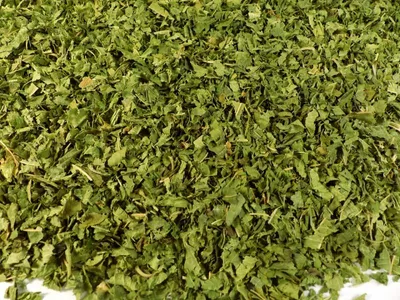 Produktbild von Naturideen® Zitronenverbene (Eisenkrautblätter duftend) geschnitten 50g – aromatische Blattqualität für Tee und Mischungen
