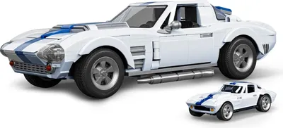 Image de Zestaw konstrukcyjny Mattel Brick Shop: Corvette Grand Sport 1:16 Hot Wheels