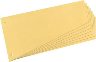 Produktbild von Trennstreifen Trapez 120x230mm VE=44x100 Stück gelb