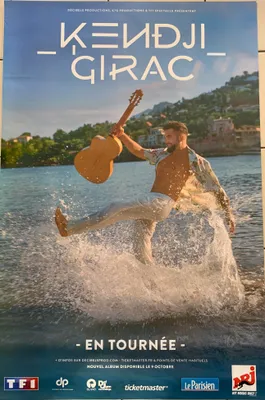 Produktbild von Kendji Girac - Tournee 2021 - Plakat / Poster - 80x120 cm