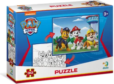 Obrázok produktu pre Puzzle 30 Tlapková patrola 2 v 1
