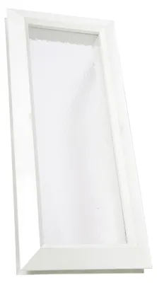 Produktbild von PVC-Rechteckluke weiß - NICOLL - 380 x 225 mm - 203MI