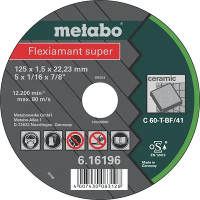 Produktbild von Metabo Flexiamant super 115x1,5x22,2 Keramik, 616195000