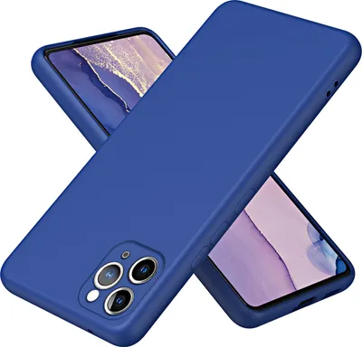 Image de coque pour iPhone 11 Pro, Coque de protection en silicone liquide pour iPhone 11 Pro Bleu