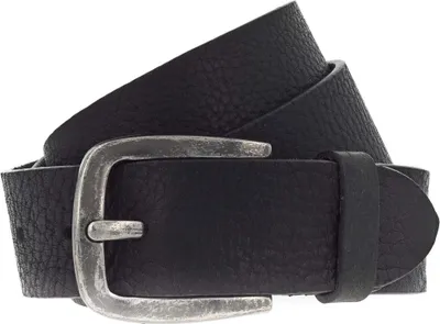 Produktbild von Vanzetti Leder Gürtel Denim Love 40mm Full Leather Belt W110 Black schwarz