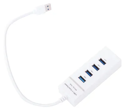Obrázok produktu pre Verk 06311 Rozbočovač USB 3.0, 4 porty biely