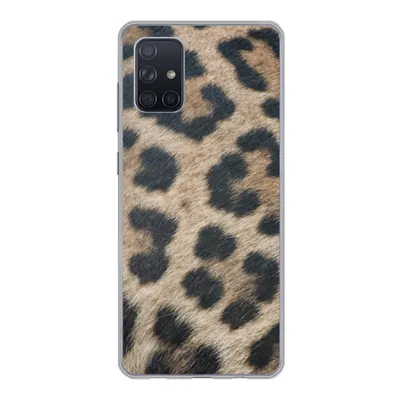 Produktbild von MuchoWow® Handyhülle Schutzhülle Hülle für Samsung Galaxy A51 5G Leopardenmuster Silikon Softcase Handy Hülle - Abbildung