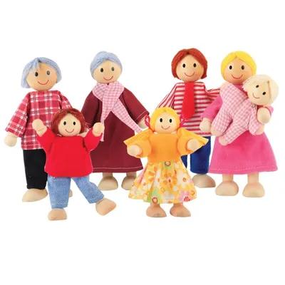 Produktbild von BEEBOO Puppenhaus-Familie (0000056)