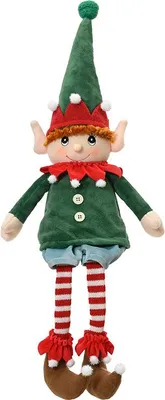 Immagine prodotto di Bambola Elfo Elfie, decorazione festiva da 60 cm - Decoris