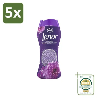 Produktbild von 5 x Lenor Unstoppables Wäscheparfüm Amethyst – 210 g - Vorratspackung - 5 Stücke