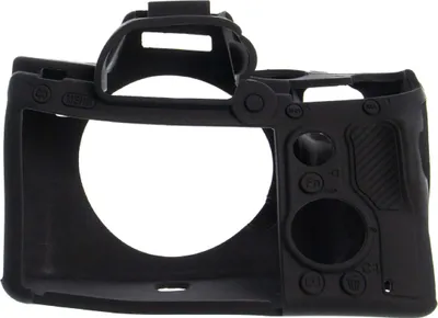Produktbild von vhbw Hülle kompatibel mit Sony Alpha 7R III, 9, 7 III Kamera - Case, Silikon Schwarz