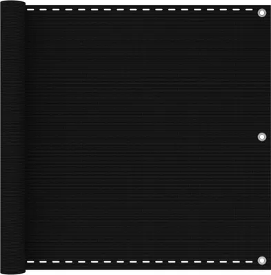 Obrázok produktu pre Balkónová zástena čierna 90x300 cm HDPE