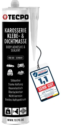 Produktbild von TECPO Karosseriekleber 370g Karosserie Kleber und Dichtmasse Klebstoff Dichtmittel silikonfrei dauerelastisch überlackierbar