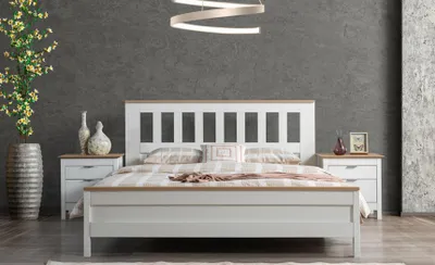 Immagine prodotto di Mobili per la camera da letto Comodino Letto Completo Bianco Set 3 pezzi.