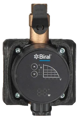 Produktbild von Biral Trinkwasser-Umwälzpumpe CompAX 15-1 175 BLUE RV KH mit Wärmedämmschale