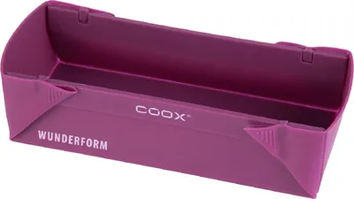 Produktbild von coox WUNDERFORM Basic M in lila die erste faltbare Kastenform Backform