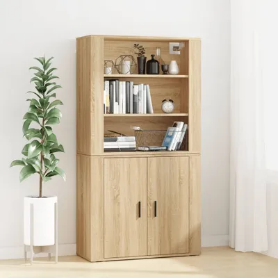 Obrázek produktu pro vidaXL Highboard Sonoma Dubové dřevo Materiál