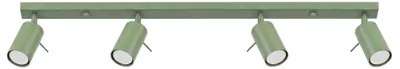 Produktbild von Plafond RING 4L salbei 4xGU10 10W Stahl 16x6x80cm Sollux Lighting