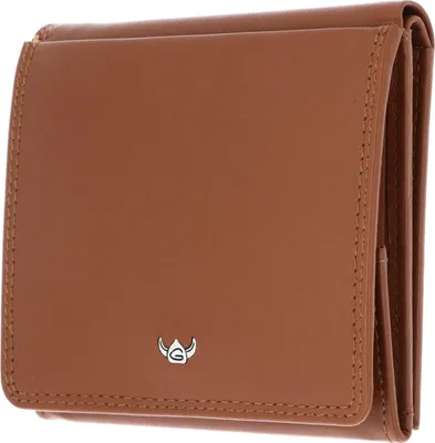 Image de Golden Head Cuir porte-monnaie boîte viennoise Polo RFID Protect Wiener Schachtel 1183 Cognac brun