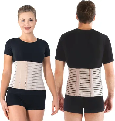 Produktbild von Beige XS, Atmungsaktiv Postpartum Gürtel, Postoperative Binder Bauch Band Elastische