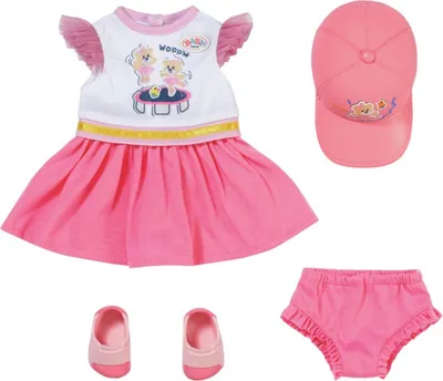 Produktbild von BABY born Kinderzimmer Kleid mit Mütze, 36 cm
