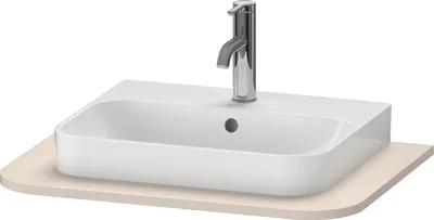 Image de Duravit Happy D.2 Plus Console HP031B, 650x480 mm, 1 découpe, pour lavabo HP4940, HP4960, HP031B08383