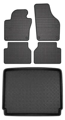 Immagine prodotto di Tappetini gomma SolidPRO + bagagliaio per Volkswagen Tiguan I 2007-2013 5 pezzi