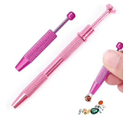 Vierklauen-Pincet-Set, 2 Stück, rosa, für Schmuck und Piercings