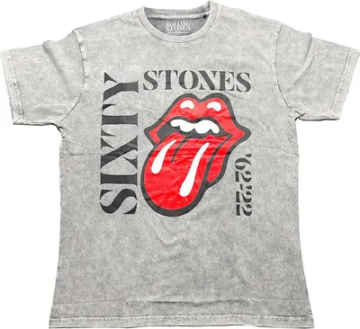Produktbild von The Rolling Stones - "Sixty Vertical" T-Shirt für Herren/Damen Uni RO5257 (S) (Grau)