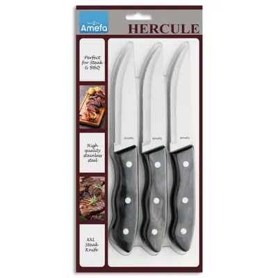 Immagine prodotto di Set di 3 coltelli da bistecca Amefa Hercule