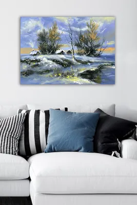 Produktbild von Wallity, 23421124- TCR1880, Bunt, Leinwandbilder, 50 x 70 cm, 100% Leinwand
