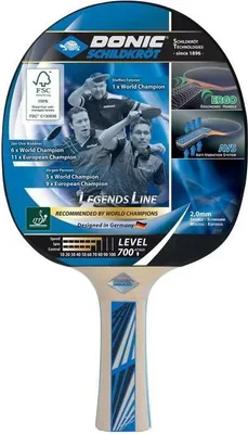 Image de Raquette de Tennis de Table Schildkröt Legends 700 Revêtement Avantgarde ITTF, Épaisseur 2.0 mm