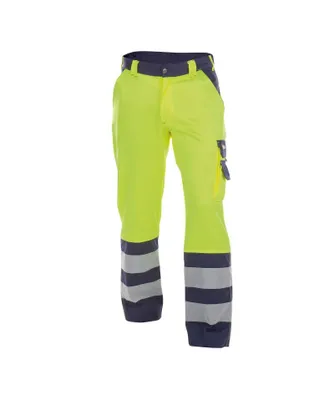 Produktbild von DASSY® Lancaster Warnschutzhose NEONGELB/DUNKELBLAU Gr.42 Länge: STANDARD