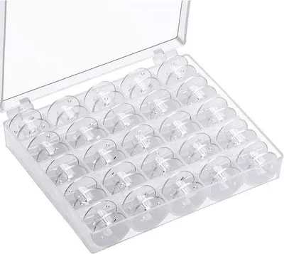 Image de Machines à coudre universelles en plastique avec bac de rangement transparent (25 pièces)