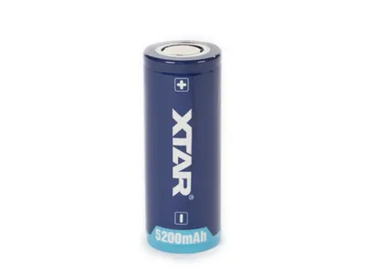 Produktbild von Xtar Lithium-Ionen 3,6 V - 5200 mAh - 26650 - wiederaufladbare Rundzelle