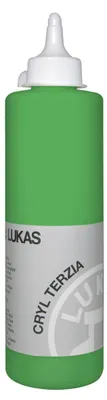 Produktbild von Lukas Cryl Terzia Plastic Bottle Acrylfarbe Chrome Green Light Hue 500 ml 1 stk