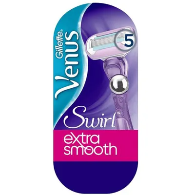 Immagine prodotto di Gillette Venus Swirl extra smooth wet shaver più 2 lame di ricambio