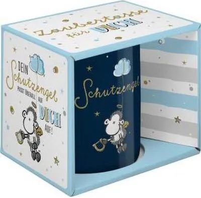 Immagine prodotto di Sheepworld 47236 Zaubertasse in Geschenkbox \Dein Schutzengel passt überall auf Dich auf\""