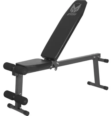 Produktbild von GYRONETICS® Hantelbank - Multifunktion, Rückenlehne 8-Fach und Sitz 3-Fach verstellbar, klappbar, bis 200kg Belastbar - Schrägbank, Trainingsbank, Negativbank, Flachbank, Sit Up Bank, Fitness