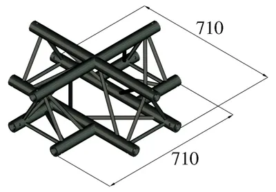 Produktbild von ALUTRUSS TRILOCK S-PAC-41 4-Weg-Kreuzstück