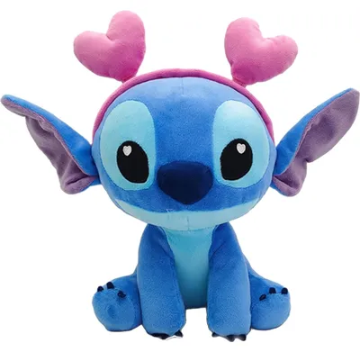 Obrázek produktu pro STITCH - Stitch se srdíčkovou čelenkou plyšová figurka 25 cm